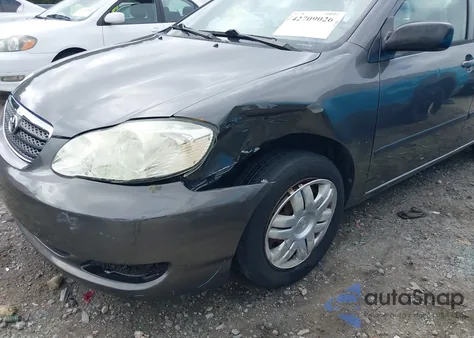 2007 Toyota Corolla Ce from USA, damaged, VIN 2T1BR32E97C781240